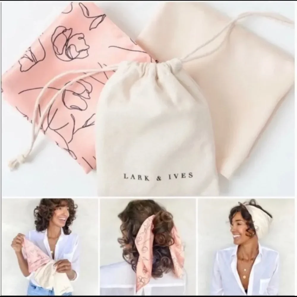 Lark & Ives Hair Tie Scarf Scarves NWT